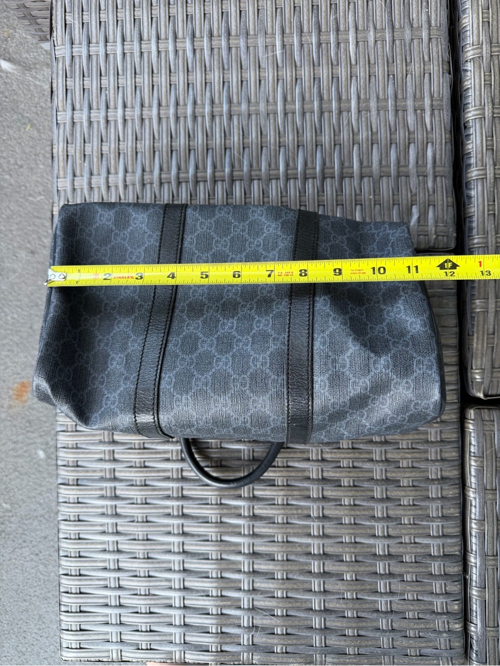 Gucci Monogram Black Duffel Bag - Picture 16 of 16